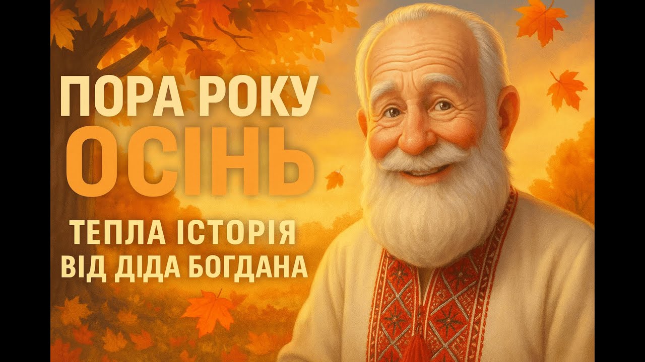 Пора року ОСІНЬ 🍁 тепла історія від діда Богдана