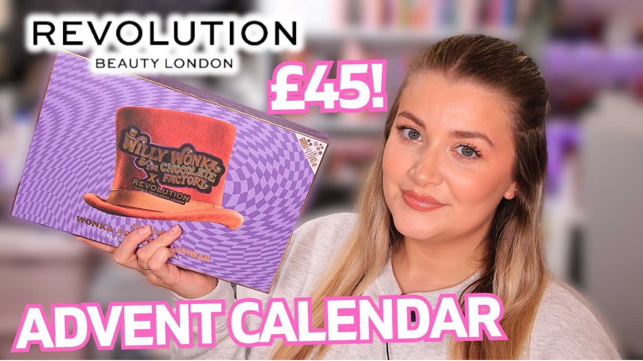 WILLY WONKA X REVOLUTION 12 DAY ADVENT CALENDAR UNBOXING | Luce Stephenson