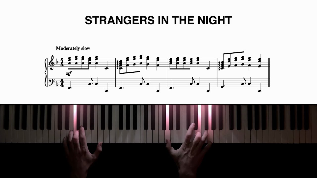 Strangers in the Night − Frank Sinatra − Piano Cover + Sheet Music