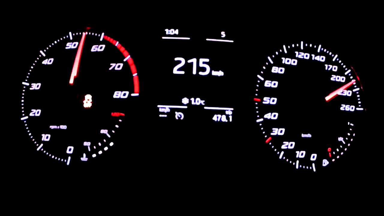 Seat Leon 1,4 TSI 140  - acceleration 0-200 km/h and other tests