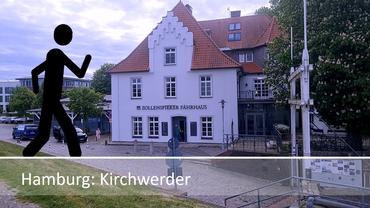 Der Geher in Hamburg: Kirchwerder