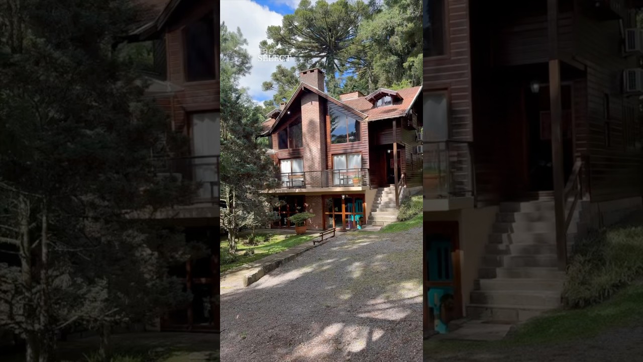 Casa r&uacute;stica na Serra Ga&uacute;cha! 🍁 #serragaucha #arquitetura #casa #vlog #design #lifestyle #tour