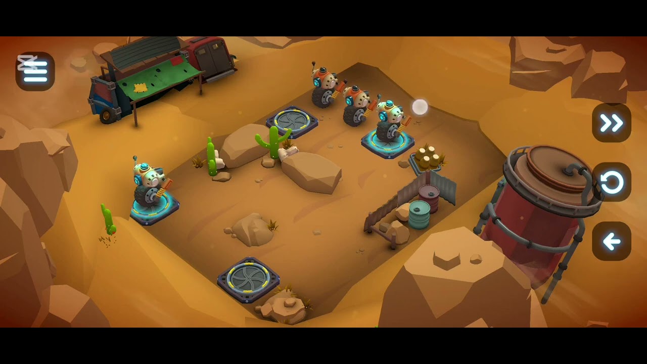 Tiny Robots: Portal Escape - Dune Patrol Legend Level 26 - Level 30 Walkthrough