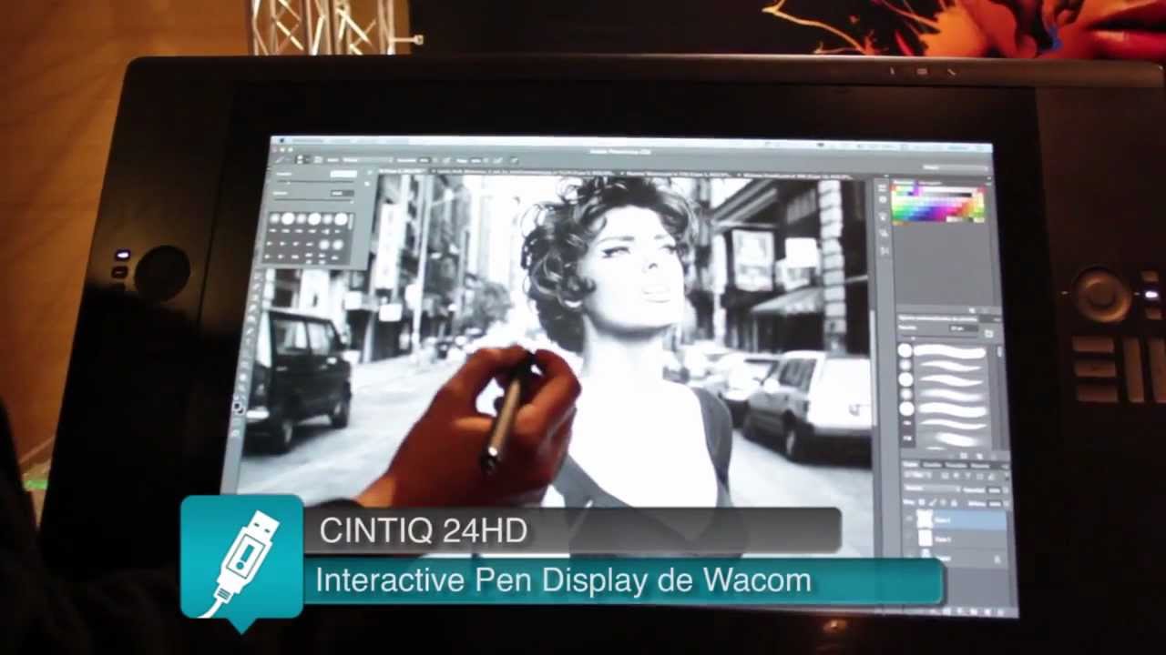 Cintiq 24HD Interactive pen display de Wacom