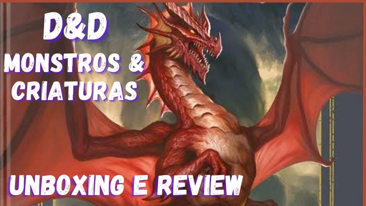Unboxing e Review - Guia para Jovens Aventureiros D&D 5ed - Monstros e Criaturas