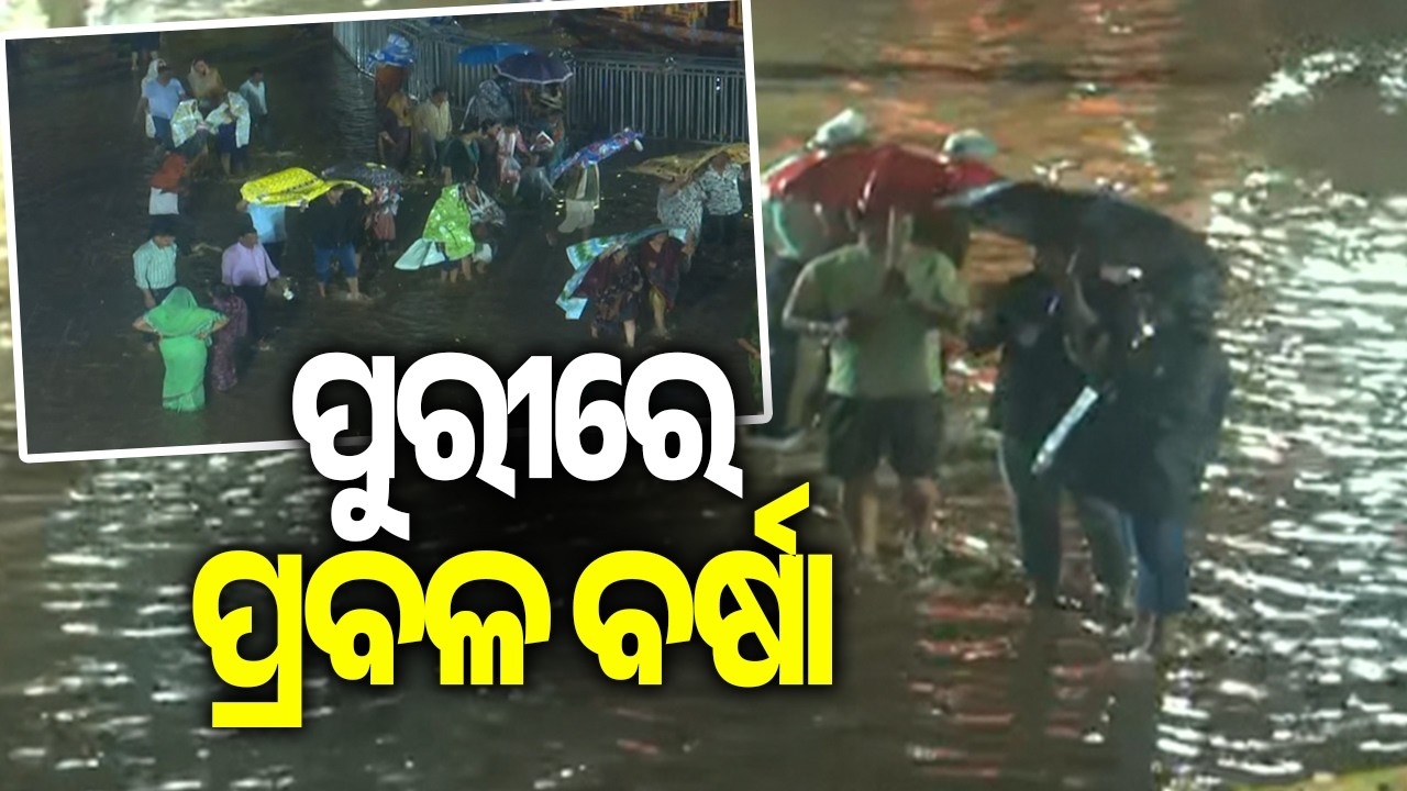 Heavy Rain Forces Taladhwaja Chariot's Dakshina Moda to a Temporary Halt in Puri | KalingaTV