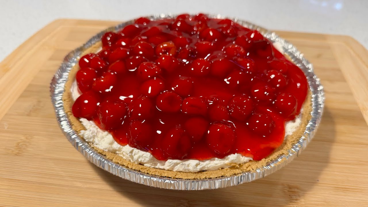 Easy No-Bake Cherry Cheesecake | Quick Dessert Recipe 