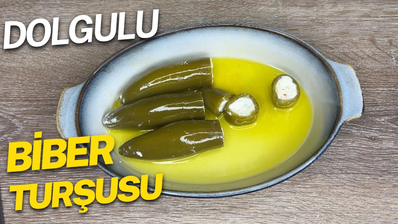 Dolgulu Biber Turşusu Tarifi | KITIR KITIR