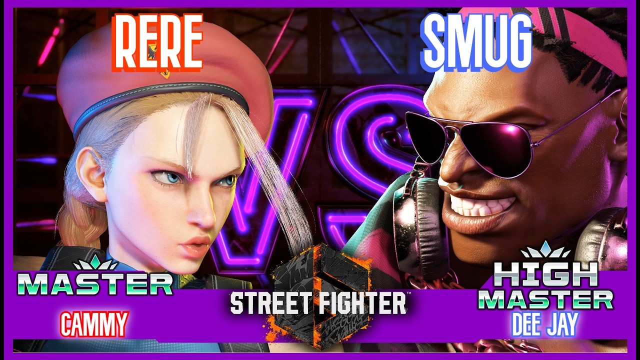 SF6 Match ♦ RERE (Cammy) 🆚 SMUG (Dee Jay) ♦ High level matches