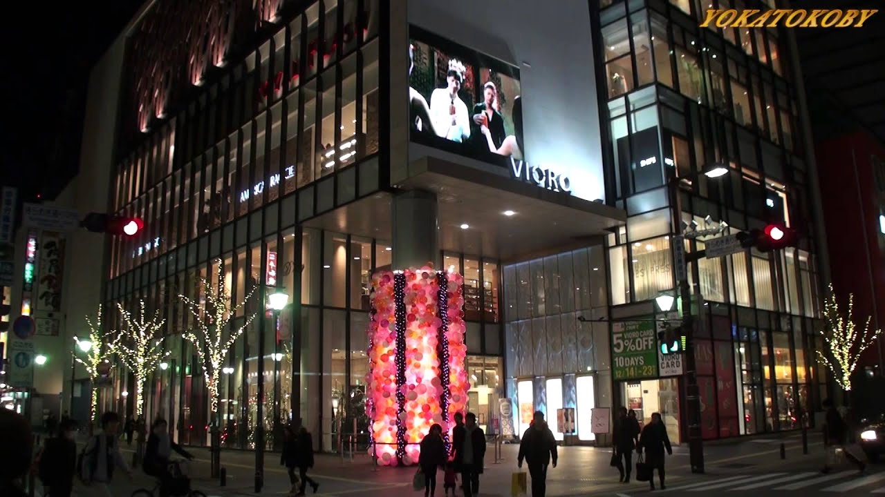 天神のイルミネーション 2013　Christmas Illumination of Tenjin in FUKUOKA JAPAN