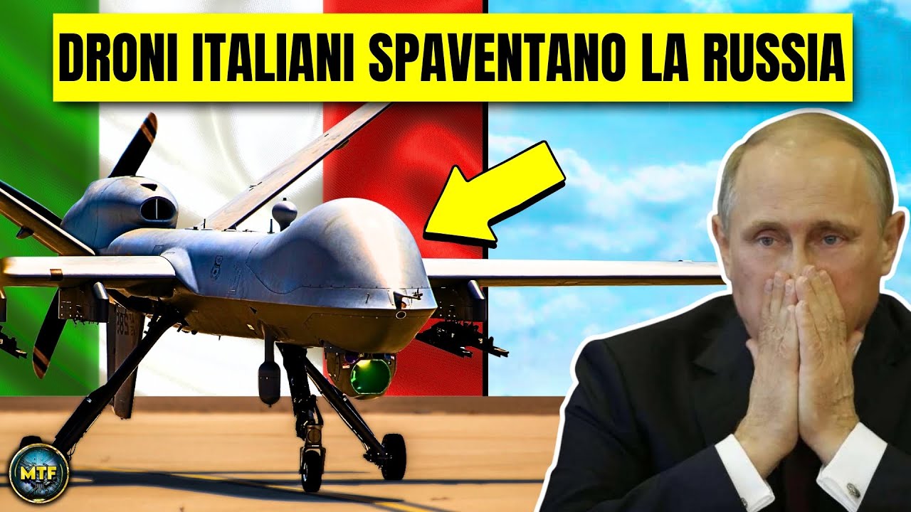 Italia – Top 10 dei droni militari più potenti delle Forze Armate Italiane!