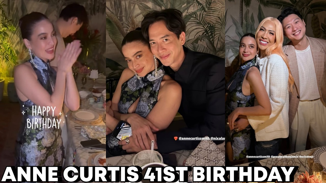 Anne Curtis 41st Birthday♥️Napa-IYAK sa Surprise ng Kaibigan nasi Vice Ganda at Darren Espanto