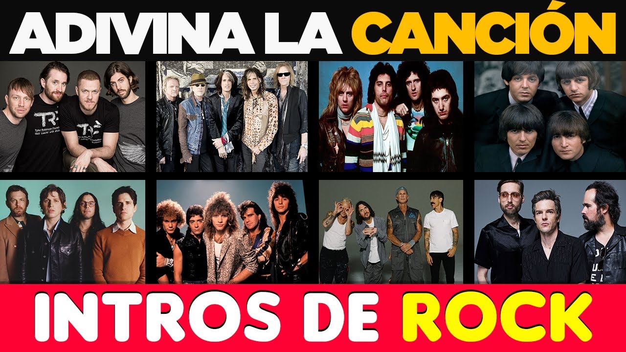Adivina la cancion de ROCK por su INTRO 🎸🎵 | Canciones de Rock