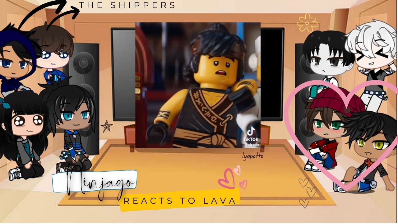 NINJAGO reacts to Lava (Kai x Cole) !!!