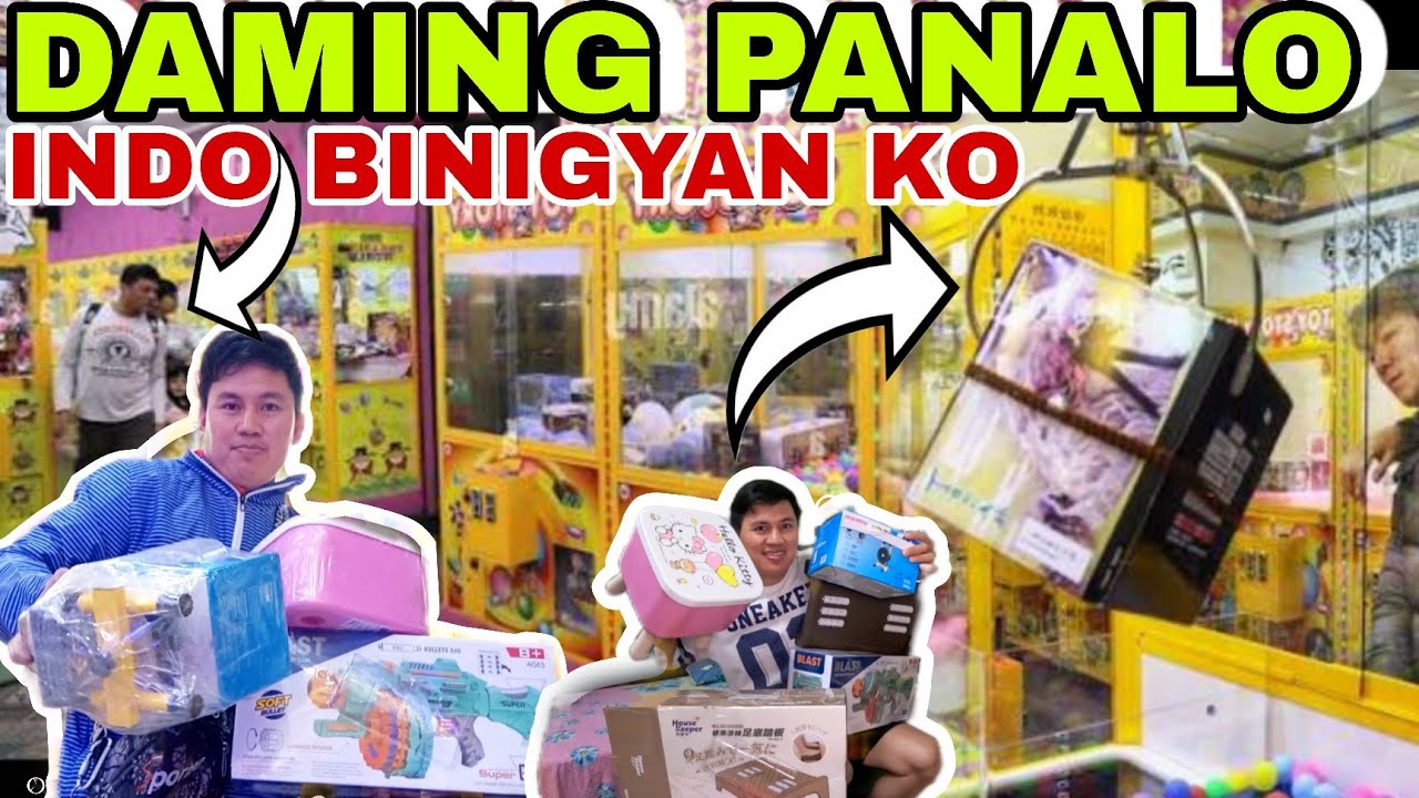 Could't stop Winning📌 Indonesian nabigyan ko sa DAMI NAHULOG sa CLAW MACHINE TAIWAN