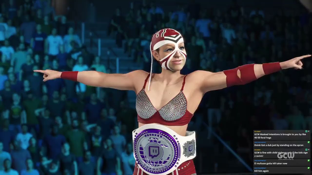 Kennedy vs Awesome Kong - Twitch.TV Women’s Championship - MASKED INTENTIONS 2026