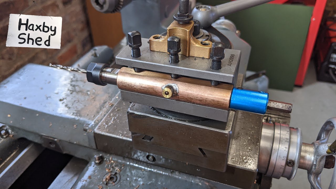 HS63 Harrison lathe toolpost drill attachment