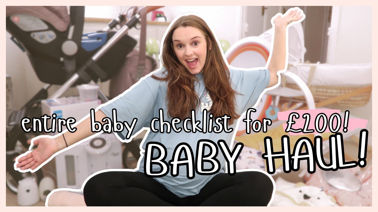 Newborn Baby Haul | Checklist for £200! | Newborn Essentials