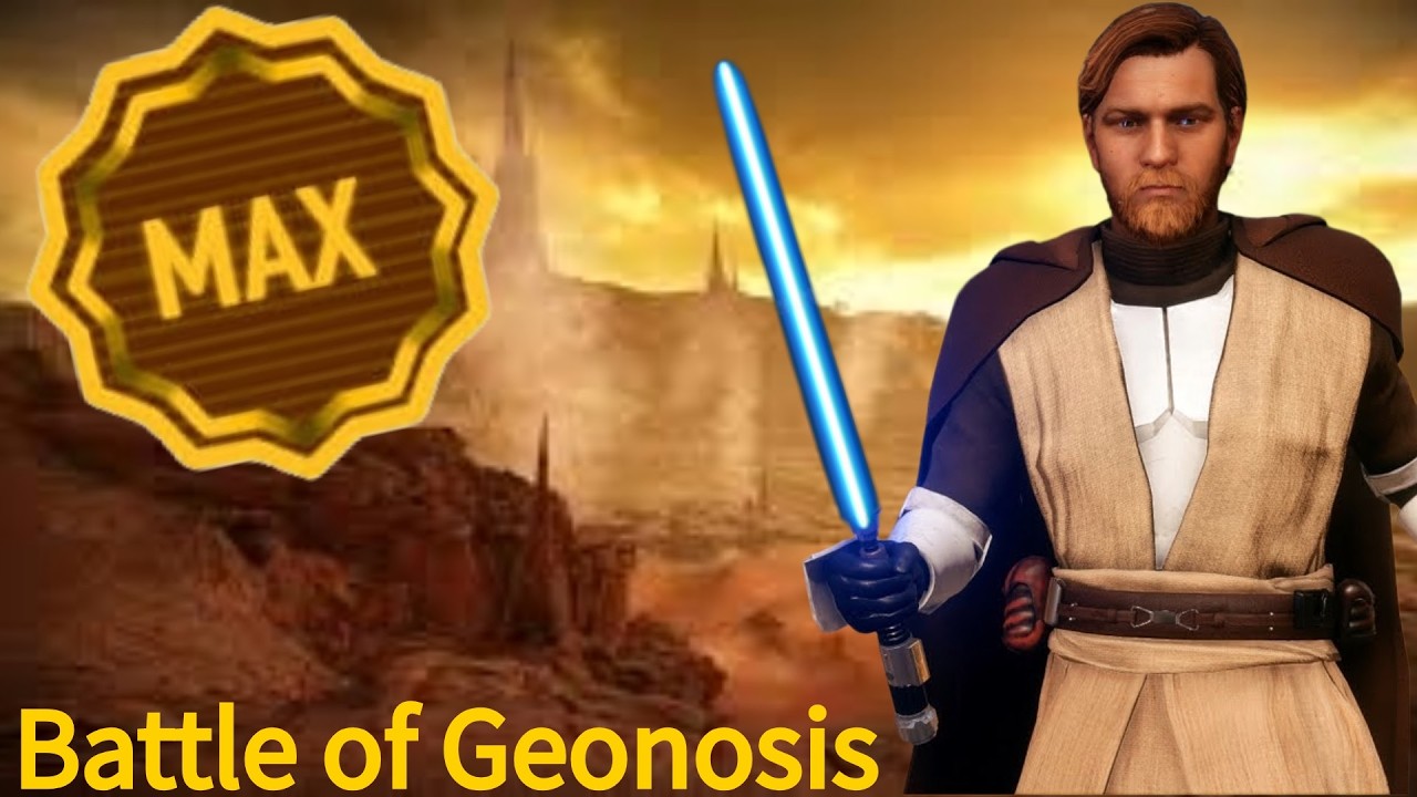 Obi wan carrys team to victory on Geonosis | Supremacy | Battlefront 2