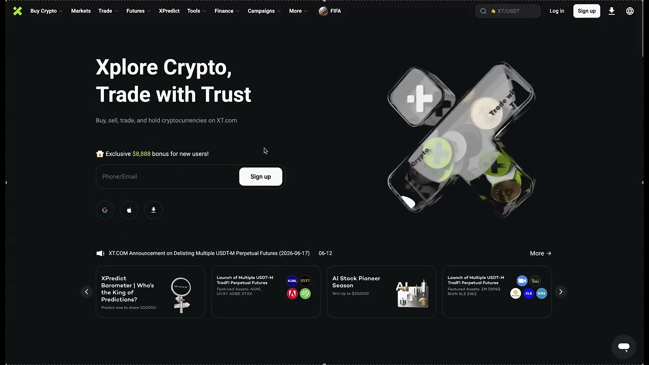 XT.com Beginner's Guide: Sign Up, Security & Platform Tour.