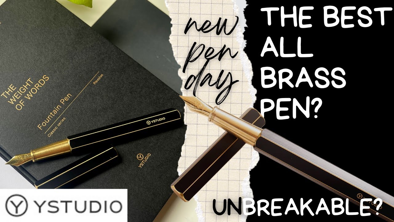 UNBOXING: YStudio Classic Revolve Fountain Pen Review + Pen Test 🖋️
