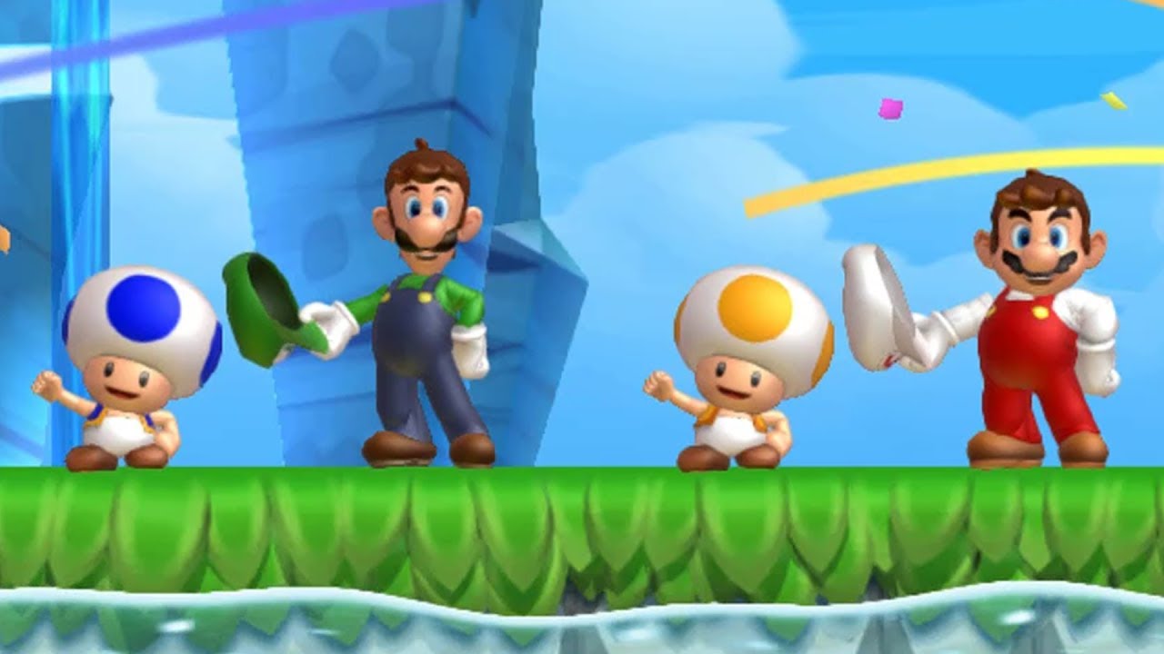 New Super Mario Bros. U - Coin Battle (4 Players)