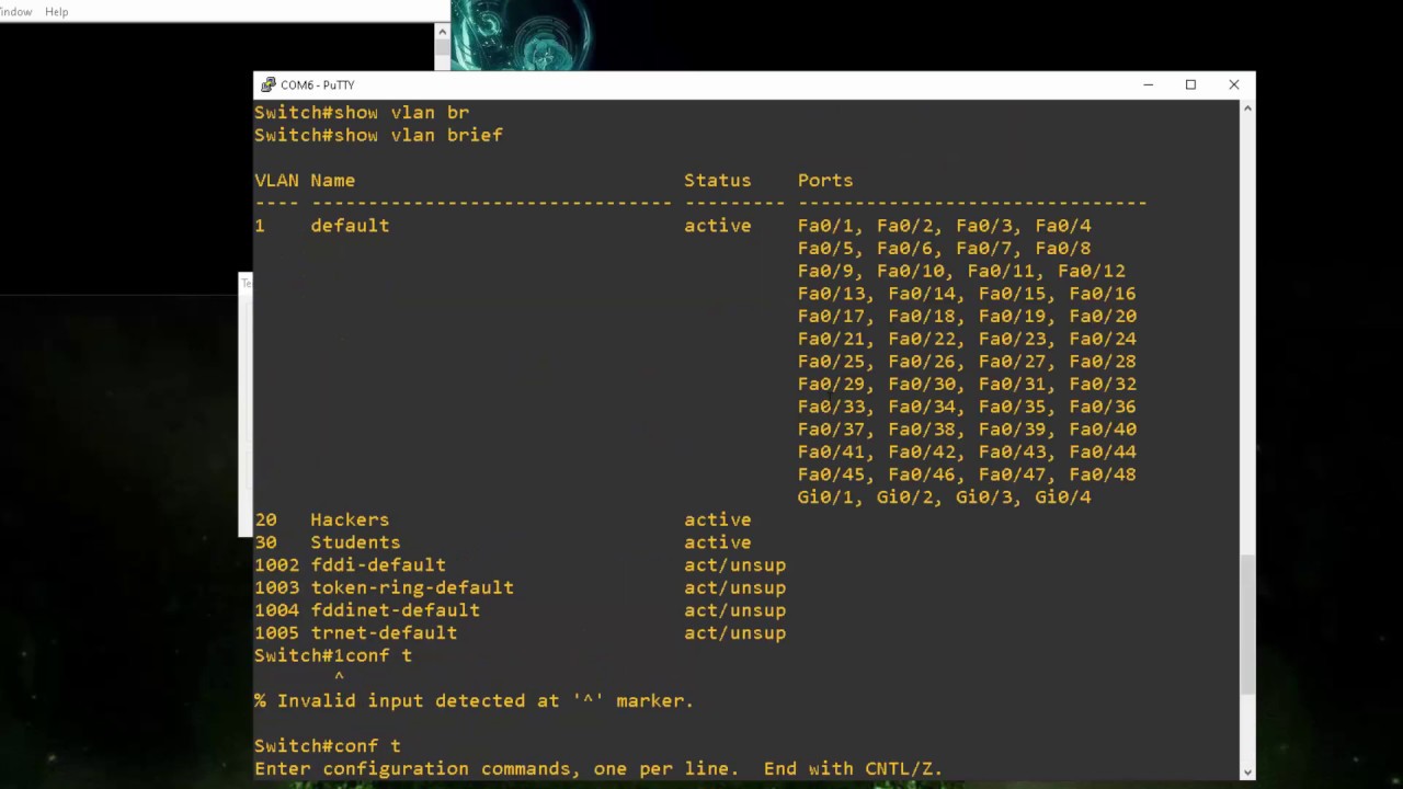 VLANS على اجهز سيسكو حقيقية شاهد كيف سيتم اعداد