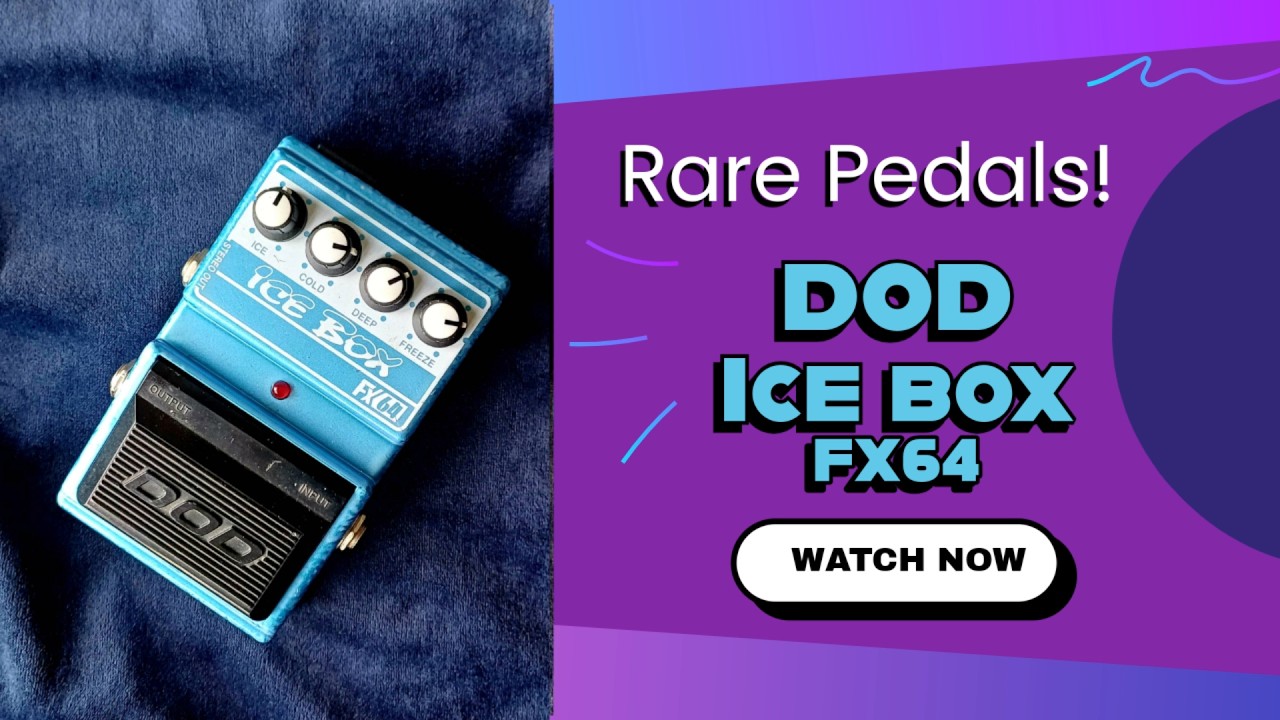 Mysterious Pedal, Ice? Cold? Deep? Freeze? DOD Lamb-Series, Ice Box, FX64