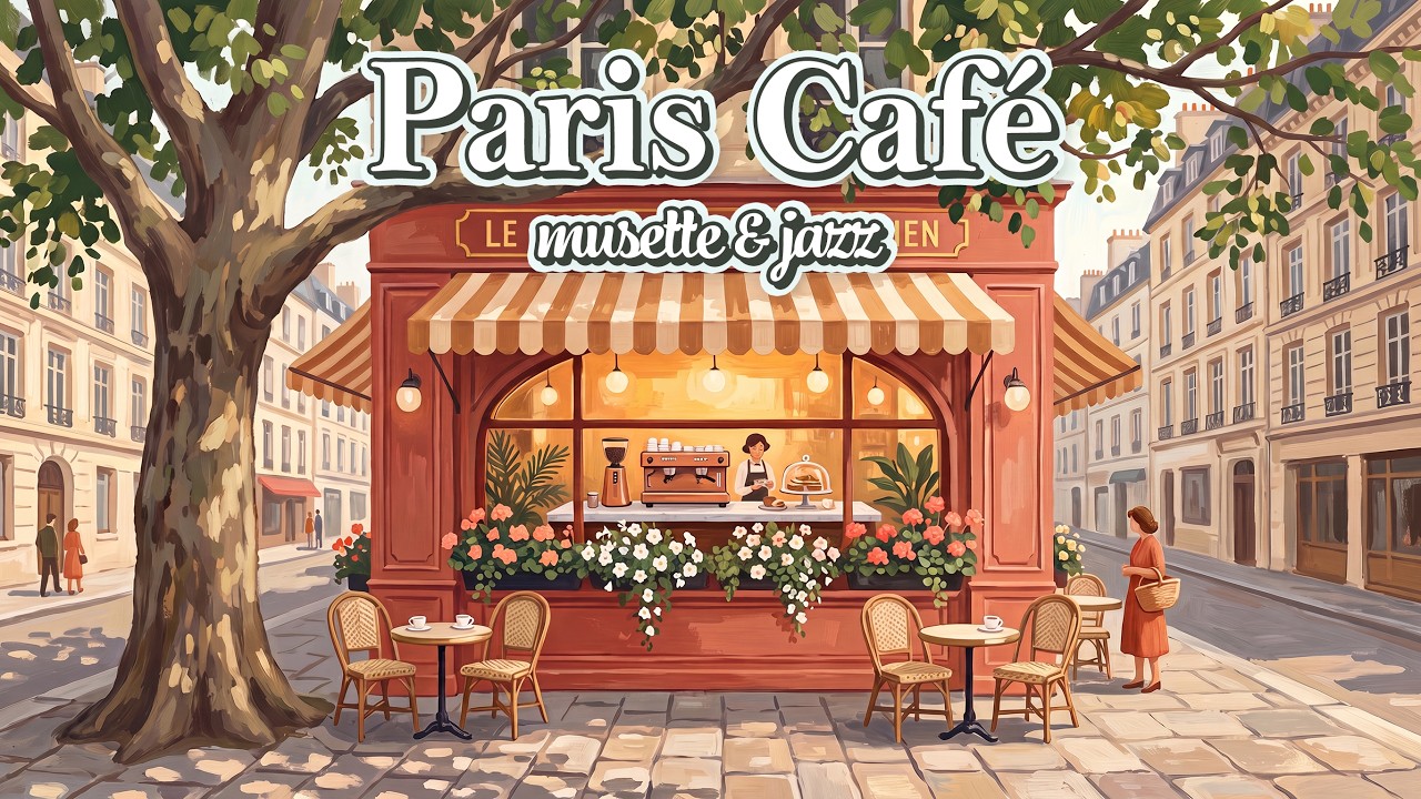 𝐏𝐚𝐫𝐢𝐬 𝐂𝐚𝐟𝐞́ ☕ Music for a Quiet Morning in the City | 1 Hour French Caf&eacute; Music