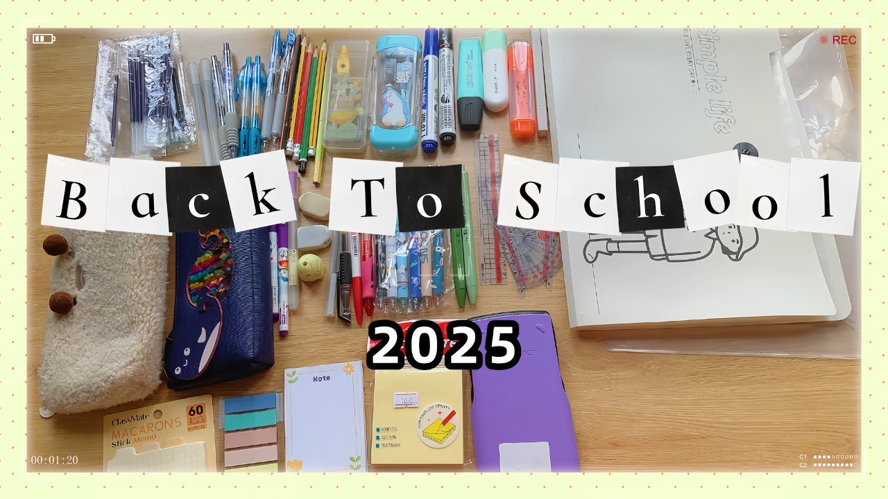 ˙✧˖°✏️BACK TO SCHOOL🏫 ༘⋆｡ ˚(2025): mình đã chuẩn bị những gì cho năm học mới, học ở trường mới, …