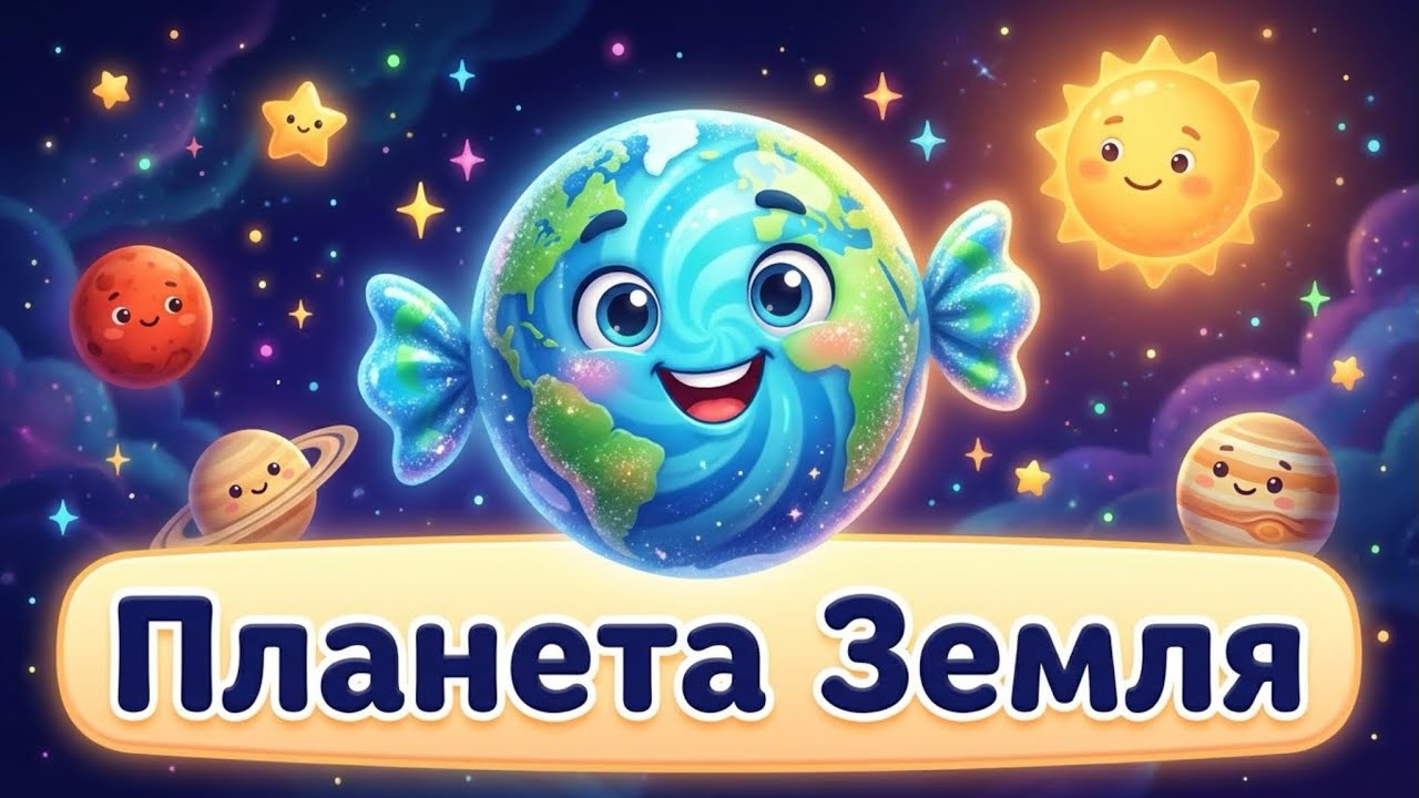 Планета Земля 🌍 | добра пісенька для малюків ❤️