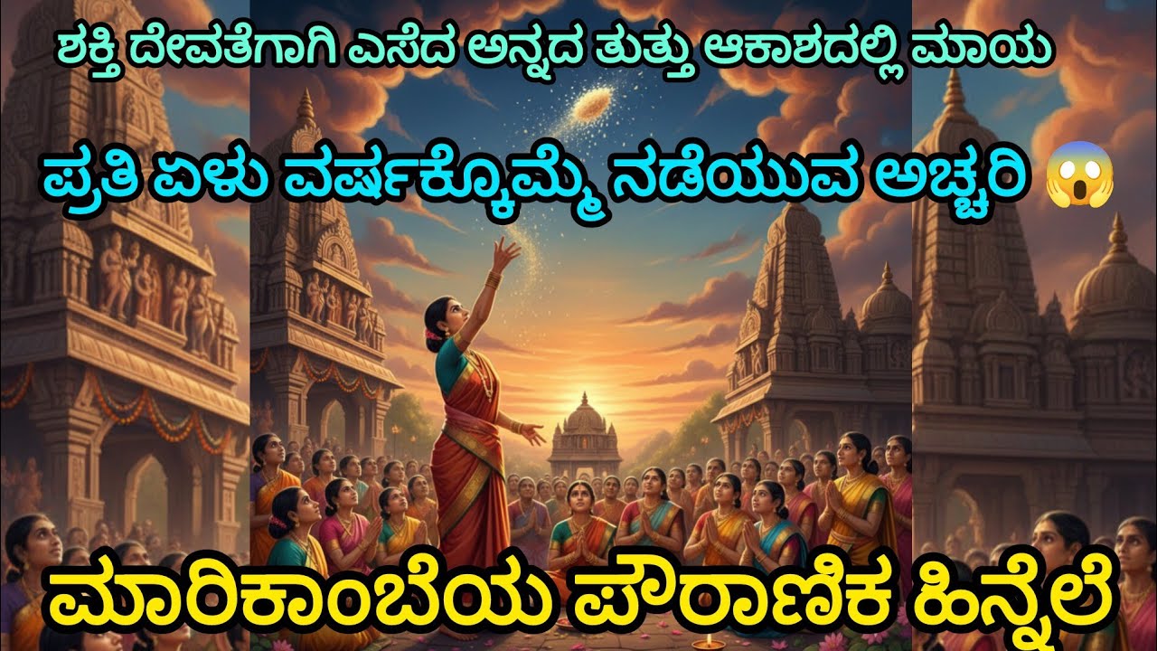 ಮಾರು ವೇಷದಲ್ಲಿ ಭಿಕ್ಷೆ ಬೇಡಿದ ಮಾರಿಕಾಂಬ||ಮುದುಕಿಯ ಬಾಳು ಆಯ್ತು ಬಂಗಾರ||ಮಾರಿಕಾಂಬೆಯ ಪೌರಾಣಿಕ ಹಿನ್ನೆಲೆ 🙏🙏