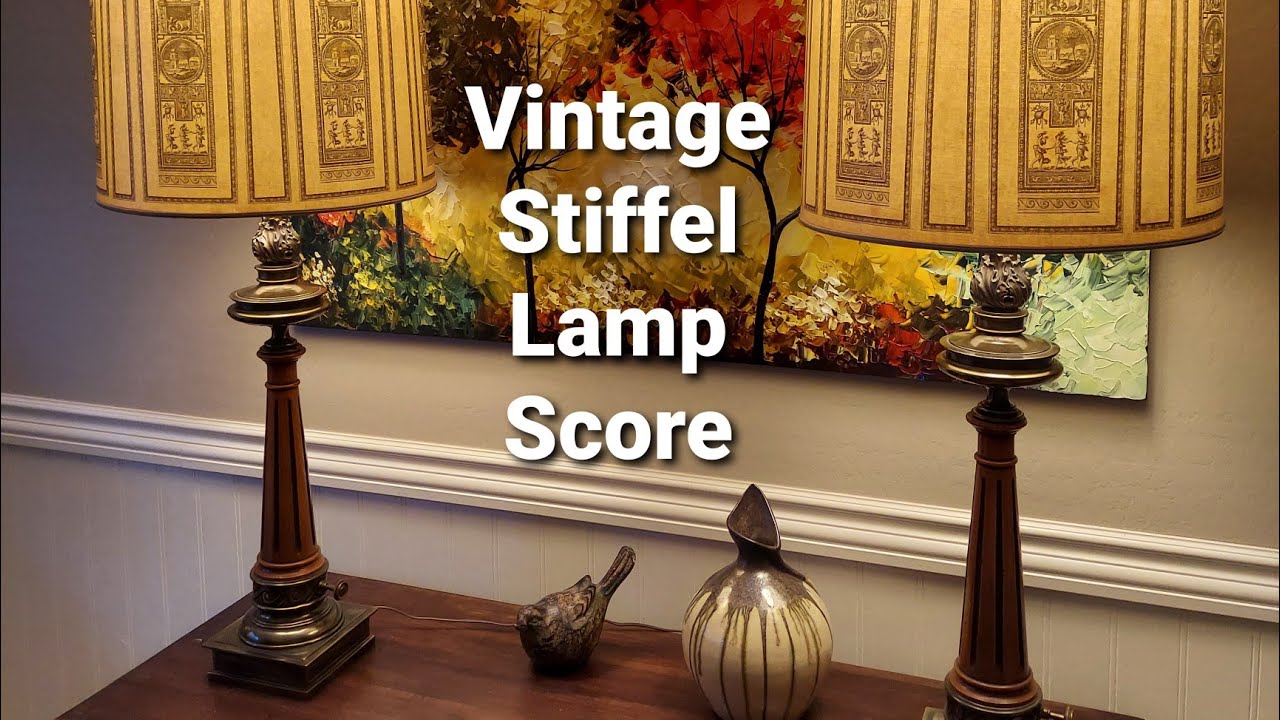 Vintage Stiffel Lamps from yardsale