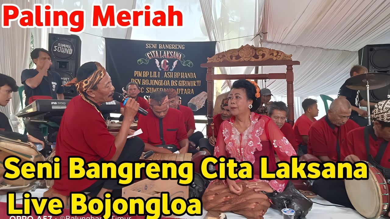 Paling Meriah❗Seni Bangreng Cita Laksana Live Bojongloa