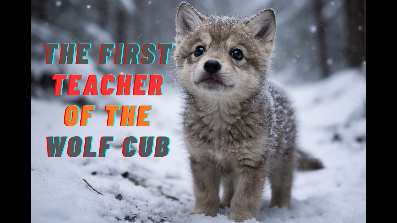 The first teacher of a wolf cub|wolf cub