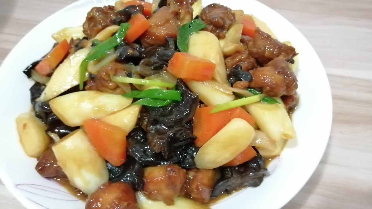 How to cook Water Bamboo with Chicken