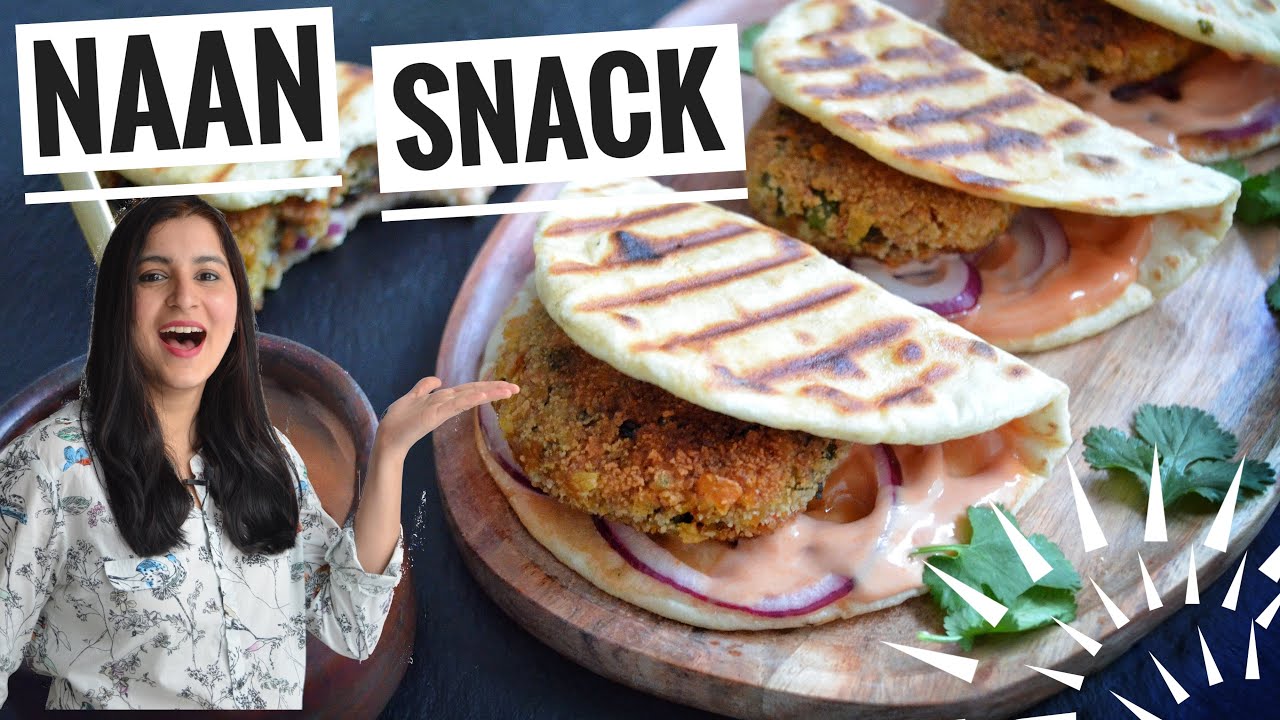Noch ein NAAN SNACK 🥙 - Try this delicious homemade snack! NAAN SELBER MACHEN - indische Gerichte