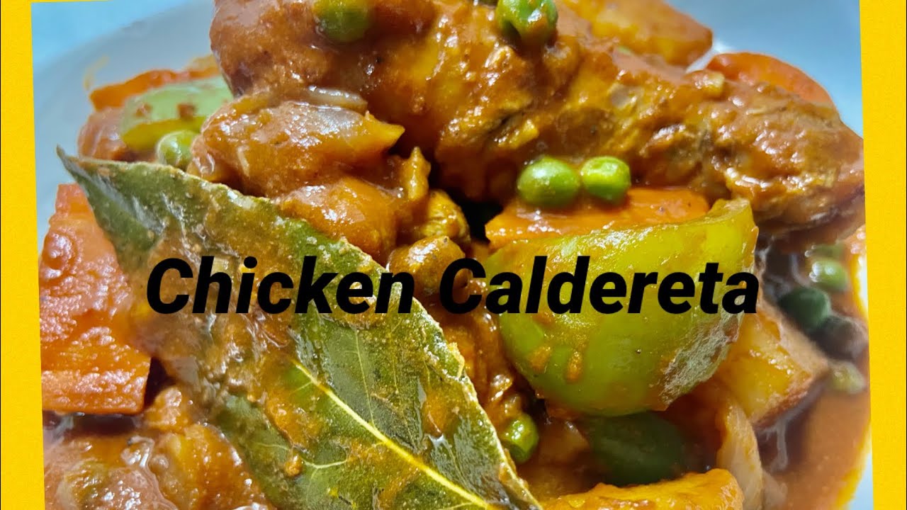 CHICKEN CALDERETA RECIPE | EstilongPinoyCanada