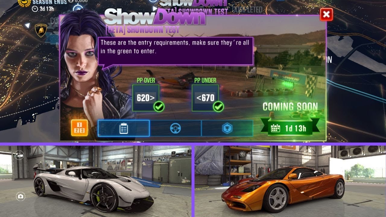 CSR2 | Showdown 620...670 Restriction | Tune & Setup Koenigsegg Jesko and McLaren F1 669 PP