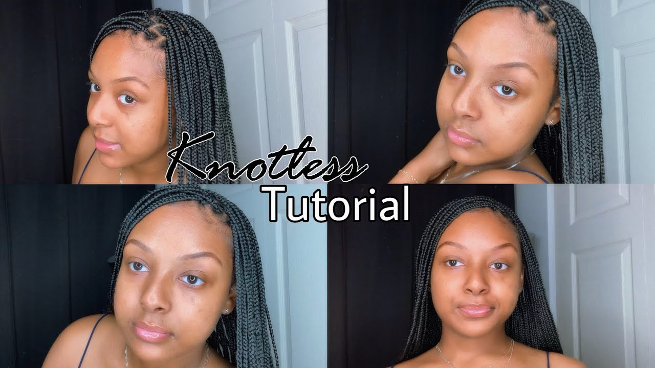 KNOTLESS BRAIDS TUTORIAL (2024) 🤎