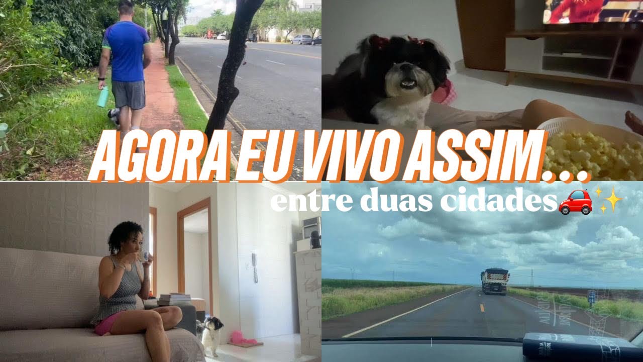 👉🏼 Agora eu vivo assim…Entre duas cidades        Mini vlog Uberaba x Rio Preto
