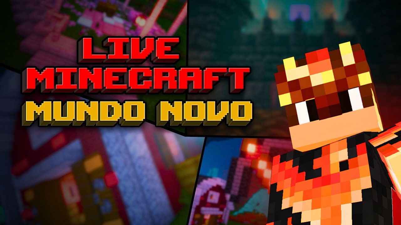 🔴MINECRAFT AO VIVO: O MAIOR  SERVIDOR SURVIVAL e CAÇADORES vs SPEED RUNNER ⏳ (O Cronômetro Começou)🔴