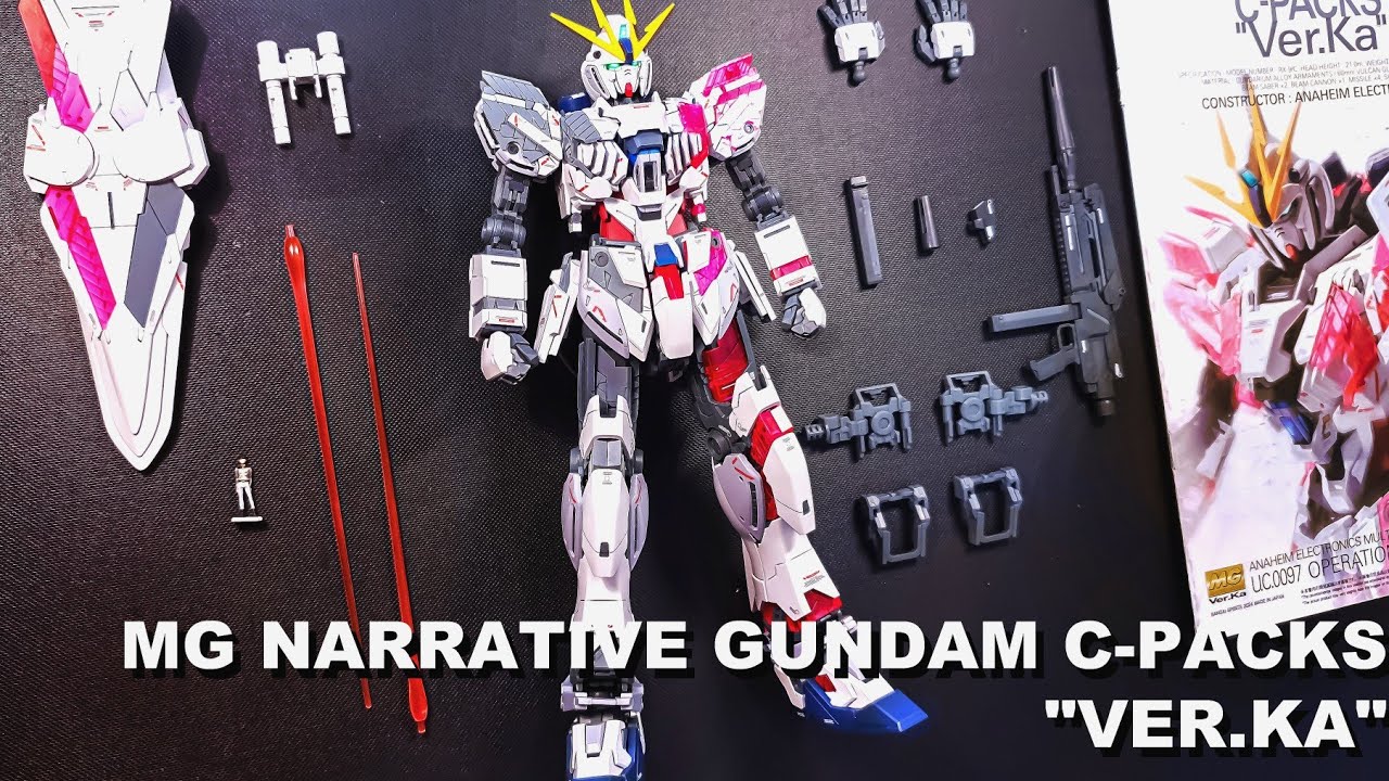 ASMR BUILD | MG Narrative Gundam C-Packs Ver. Ka |  MGナラティブガンダム | Beat Build | Speed Build