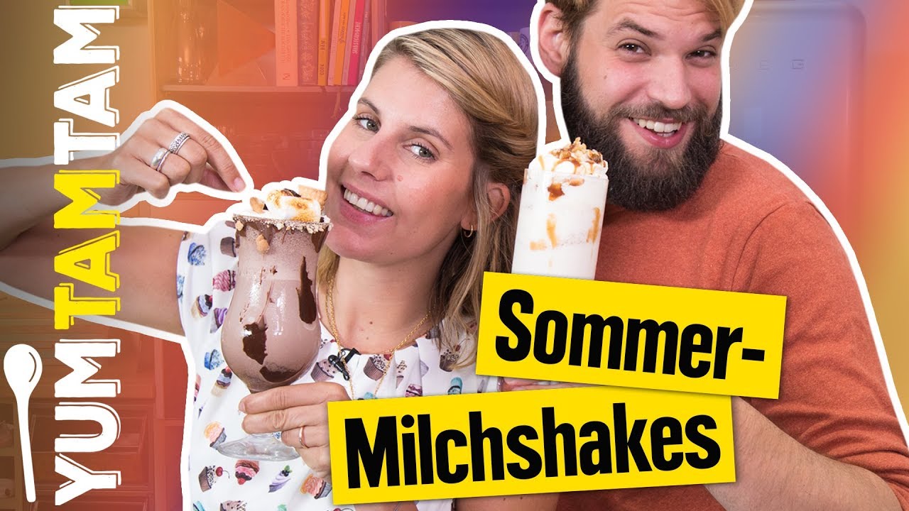 Sommer-Milchshakes // S’Mores- & Karamell-Shake // #yumtamtam