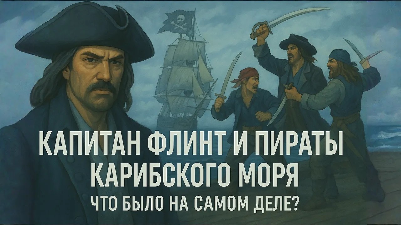 ФЛИНТ И ПИРАТЫ КАРИБСКОГО МОРЯ | Что Было на Самом Деле? | ИСТОРИЯ ДЛЯ СНА