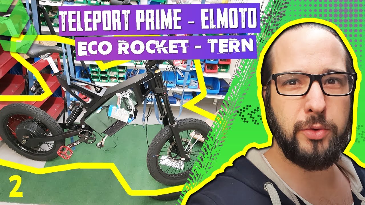 Teleport Prime und ELMOTO HR-2 Umbau - Werkstattalltag eBikeundSo  - Tern Link 07i und ECO Rocket
