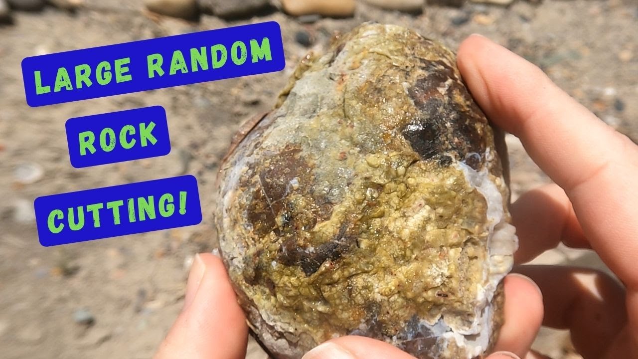 Finally Cutting Some of My Large Random Rocks!