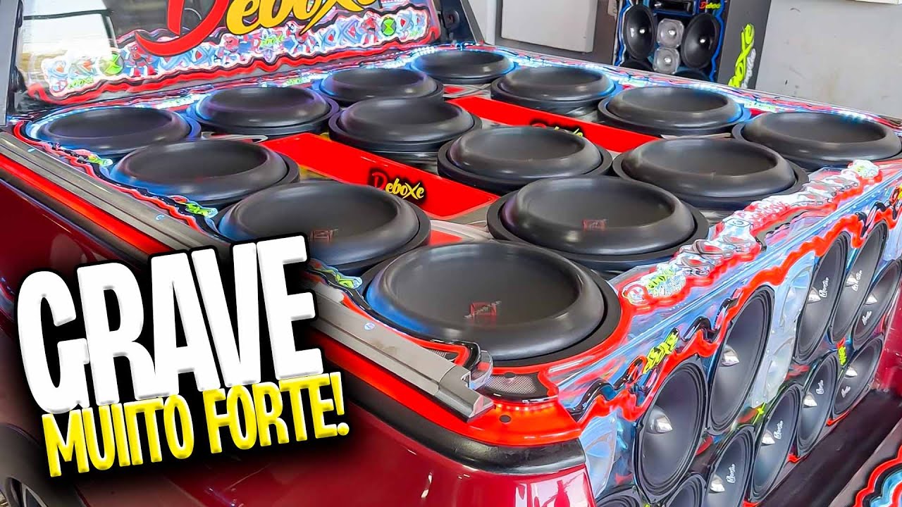 FICOU PRONTA A SAVEIRO COM 14 GRAVES DE 1400RMS!