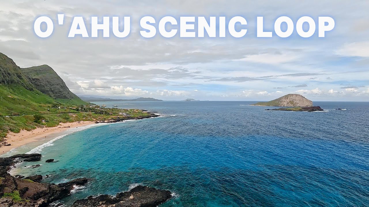 🚗 OAHU SCENIC LOOP | Waikiki, Makapuu, Waimanalo, Pali & Ala Moana | Relaxing 4K Drive