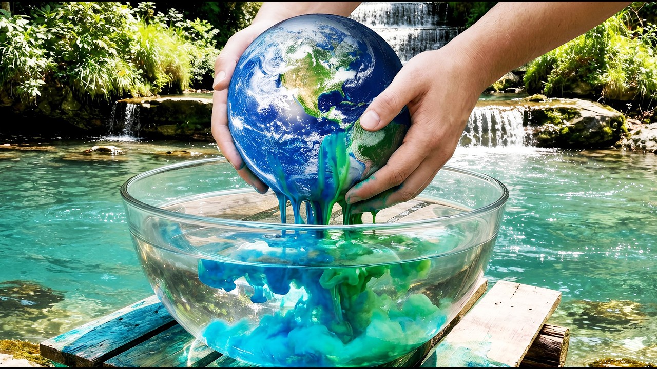 Incredible Planet vs. Water Reactions! Oddly Satisfying ASMR in Nature (Waterfall Background)